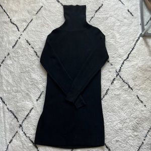 Aritzia black Longsleeve turtleneck sweater dress